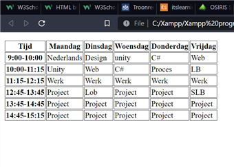 Eerste Portfolio site